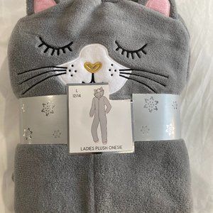 Plush Kitty Kat Onesie
